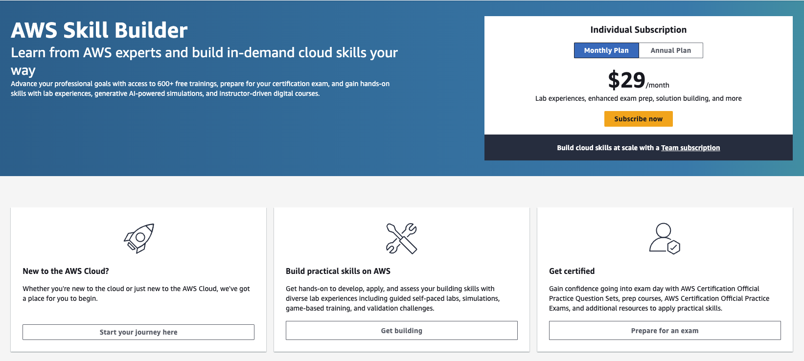 AWS Skill Builder