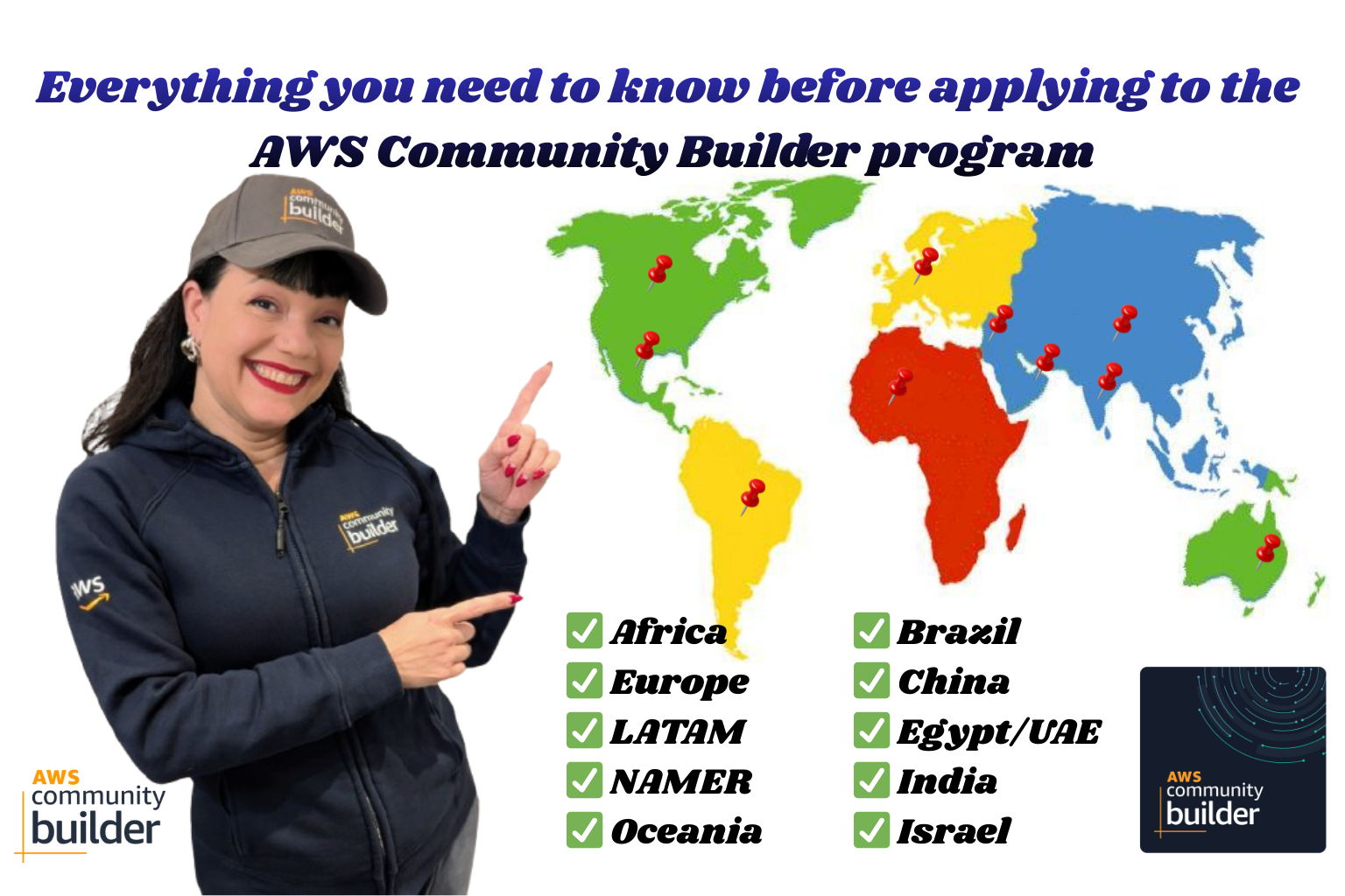 Everything you need to know before applying to the AWS Community Builder Banner